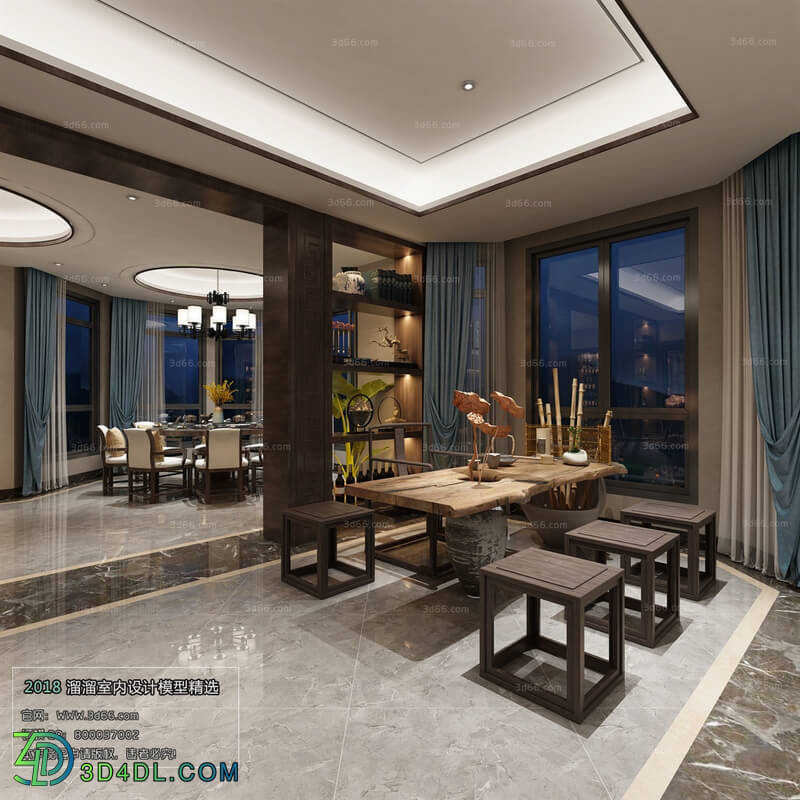 3D66 2018 Chinese Style Room Space C013